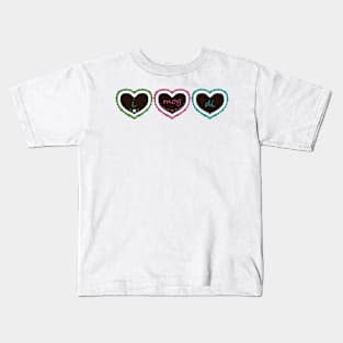 I Mog Di - German Gingerbread Hearts Kids T-Shirt